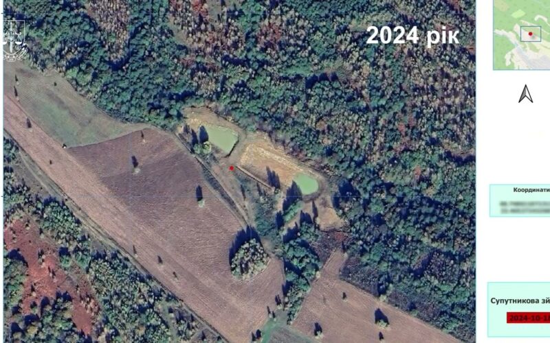 На Закарпатті жінка незаконно облаштувала ставки та збудувала млин на 22 га землі