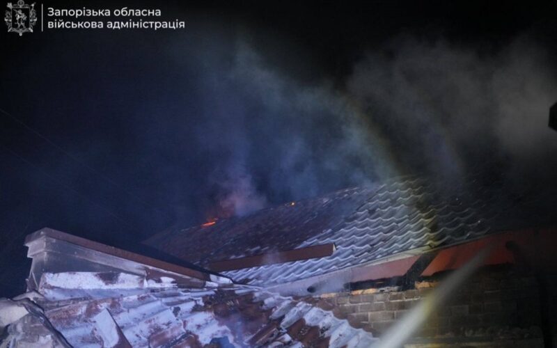 Росія атакувала житлові райони Запоріжжя дронами